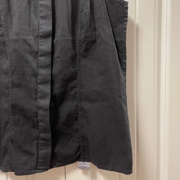 Vintage Versace Jeans Couture Sleeveless Button Up Blouse Black - Picture 5 of 14